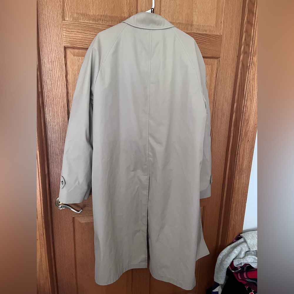 Vintage London fog trench coat with removable lining - Picture 3 of 7